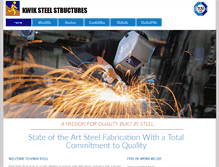 Tablet Screenshot of kwiksteel.com